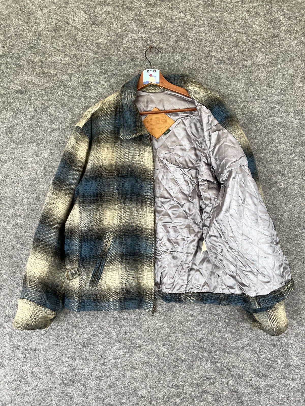 Japanese Brand × Vintage VINTAGE FLYING SCOTSMAN TARTAN JACKET Size US L / EU 52-54 / 3 - 5 Thumbnail