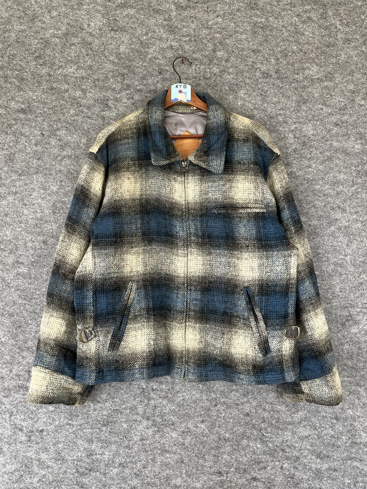 Japanese Brand × Vintage VINTAGE FLYING SCOTSMAN TARTAN JACKET Size US L / EU 52-54 / 3 - 1 Thumbnail