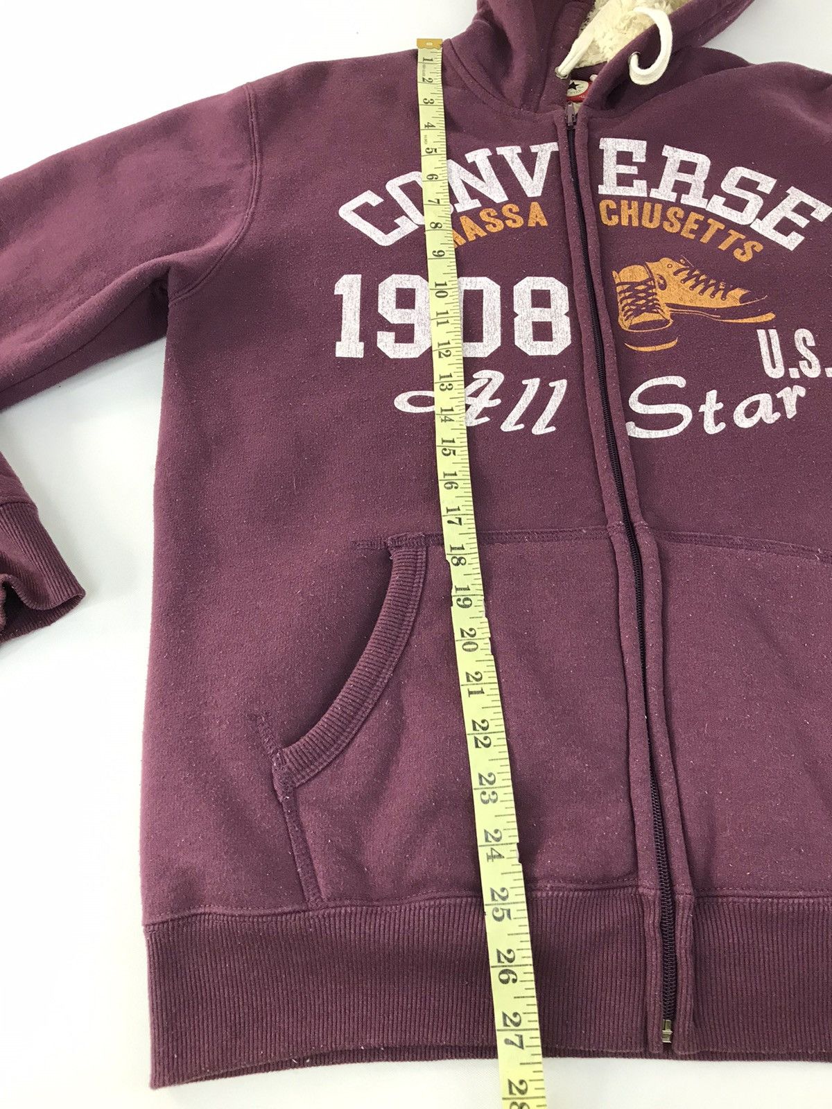 Converse × Vintage Vintage Sweater Hoodie Converse All Star Zipper Style Size US L / EU 52-54 / 3 - 11 Thumbnail
