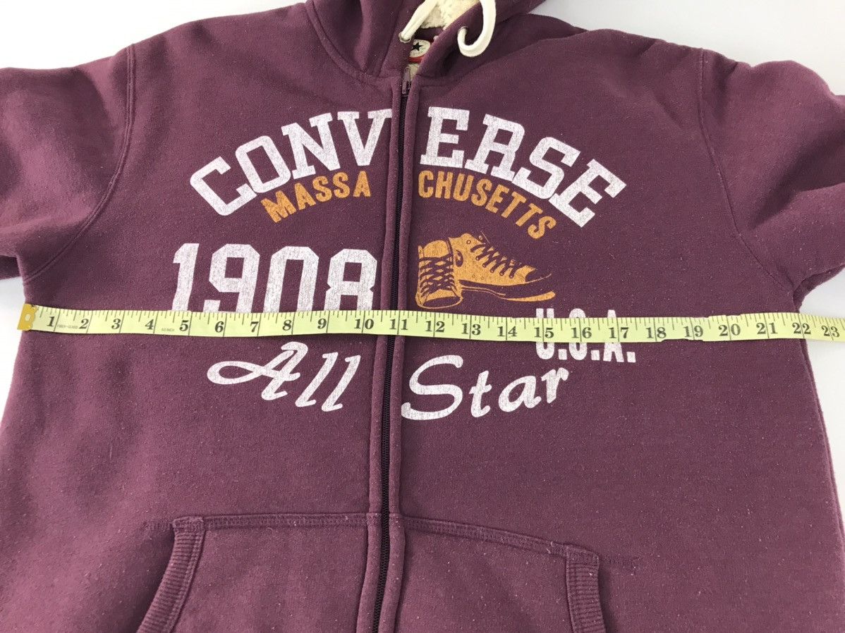 Converse × Vintage Vintage Sweater Hoodie Converse All Star Zipper Style Size US L / EU 52-54 / 3 - 10 Thumbnail