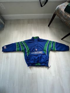 Starter Seattle Seahawks London Game Bomber Jacket-GLJ