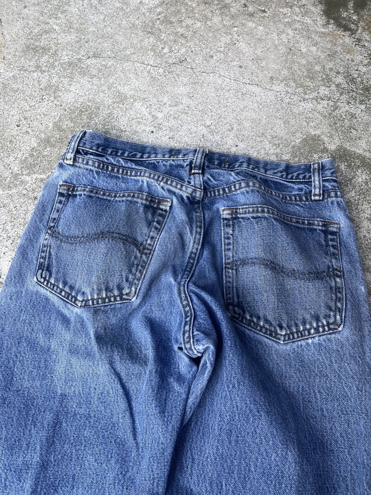 Vintage Vintage Lee Mud Wash Faded Denim Jeans Size US 30 / EU 46 - 4 Thumbnail