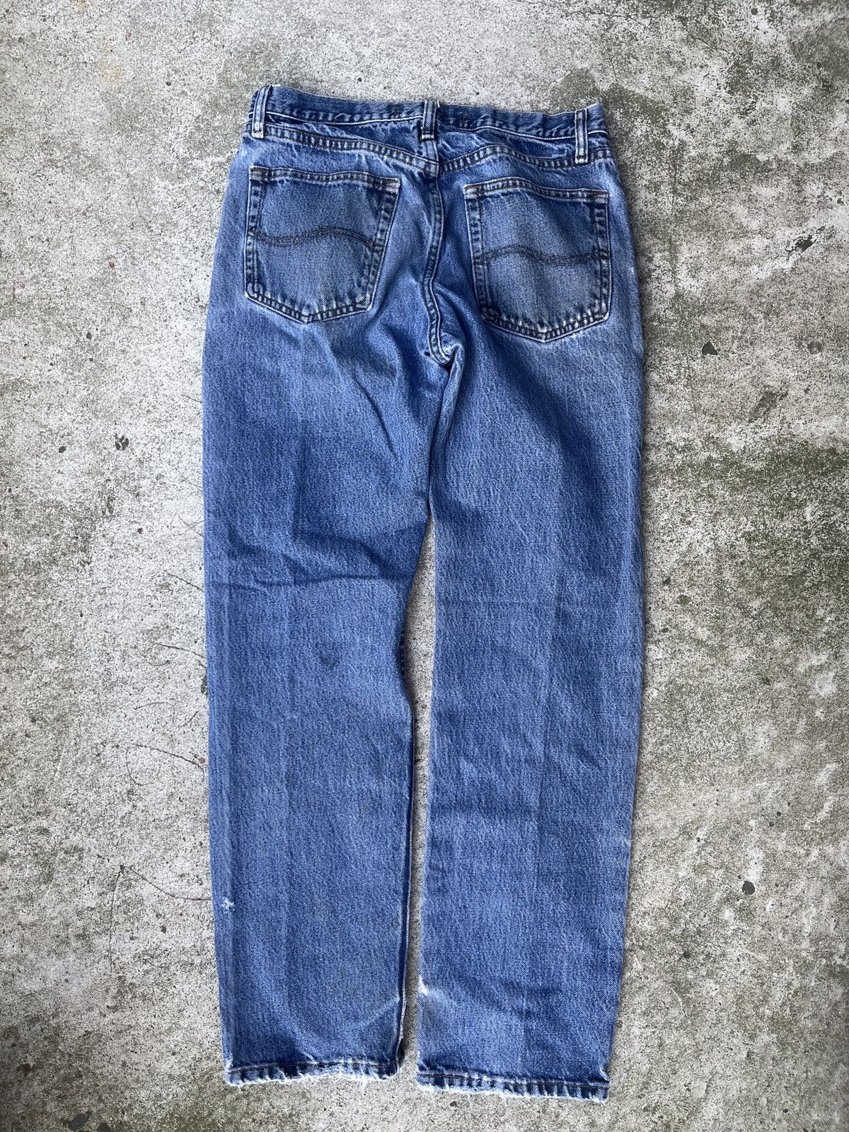 Vintage Vintage Lee Mud Wash Faded Denim Jeans Size US 30 / EU 46 - 2 Thumbnail