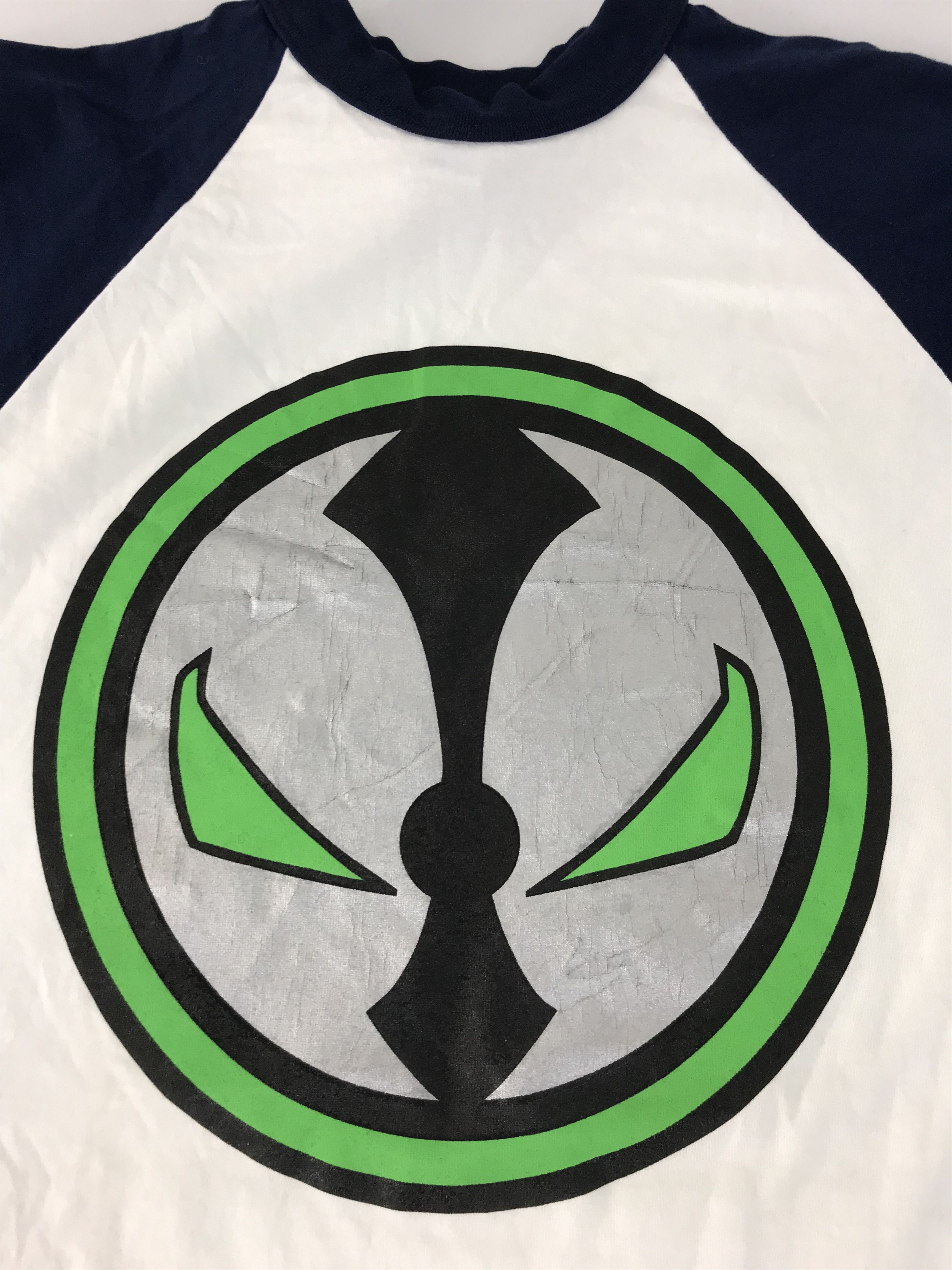 Vintage Spawn Double Cross Assasin Movie Raglan 3/4 Sleeve 50/50 Size US L / EU 52-54 / 3 - 4 Thumbnail
