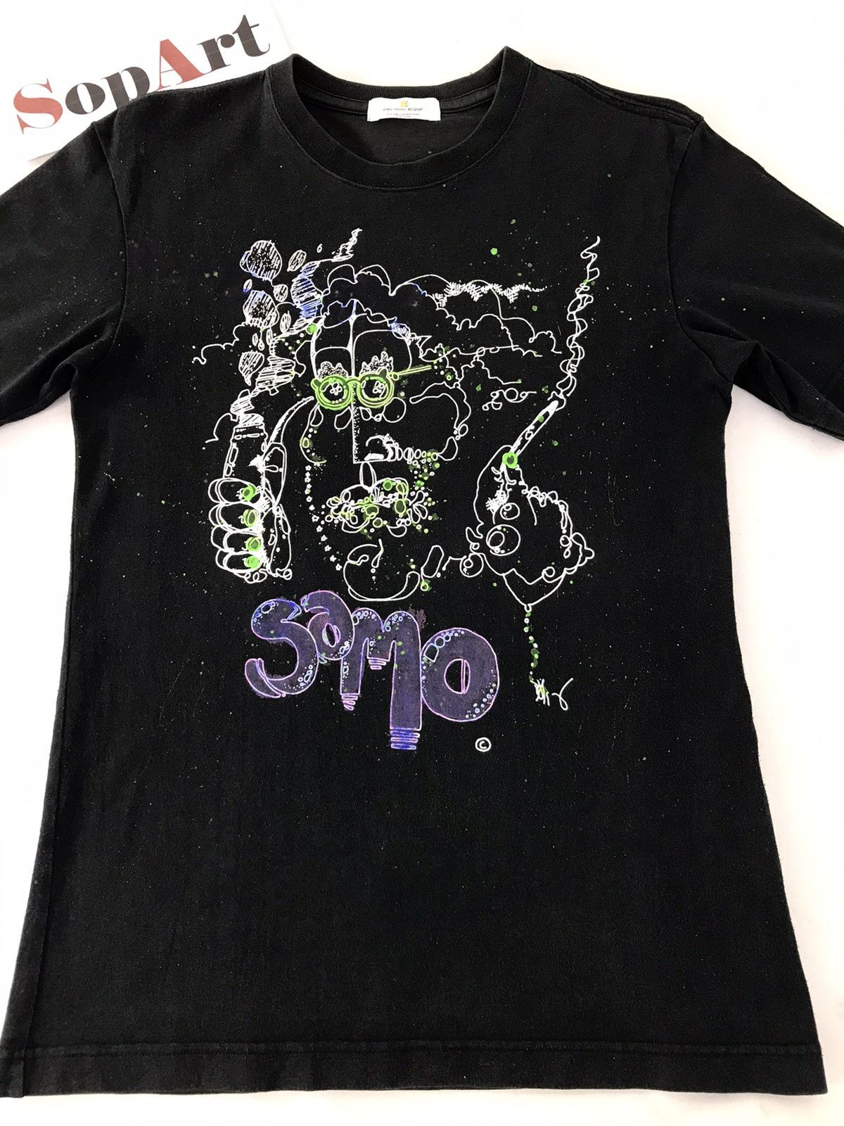 Jean-Michel Basquiat Rare Jean Michel Basquiat Samo Fck Art Tee Size US S / EU 44-46 / 1 - 3 Thumbnail