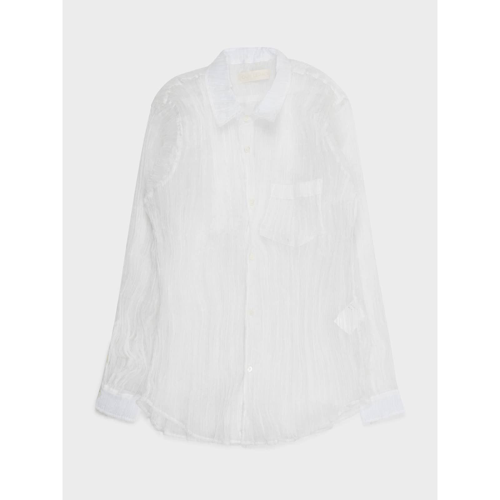 image of Our Legacy 'mother Of Pearl' Button Down in White, Men's (Size Large)