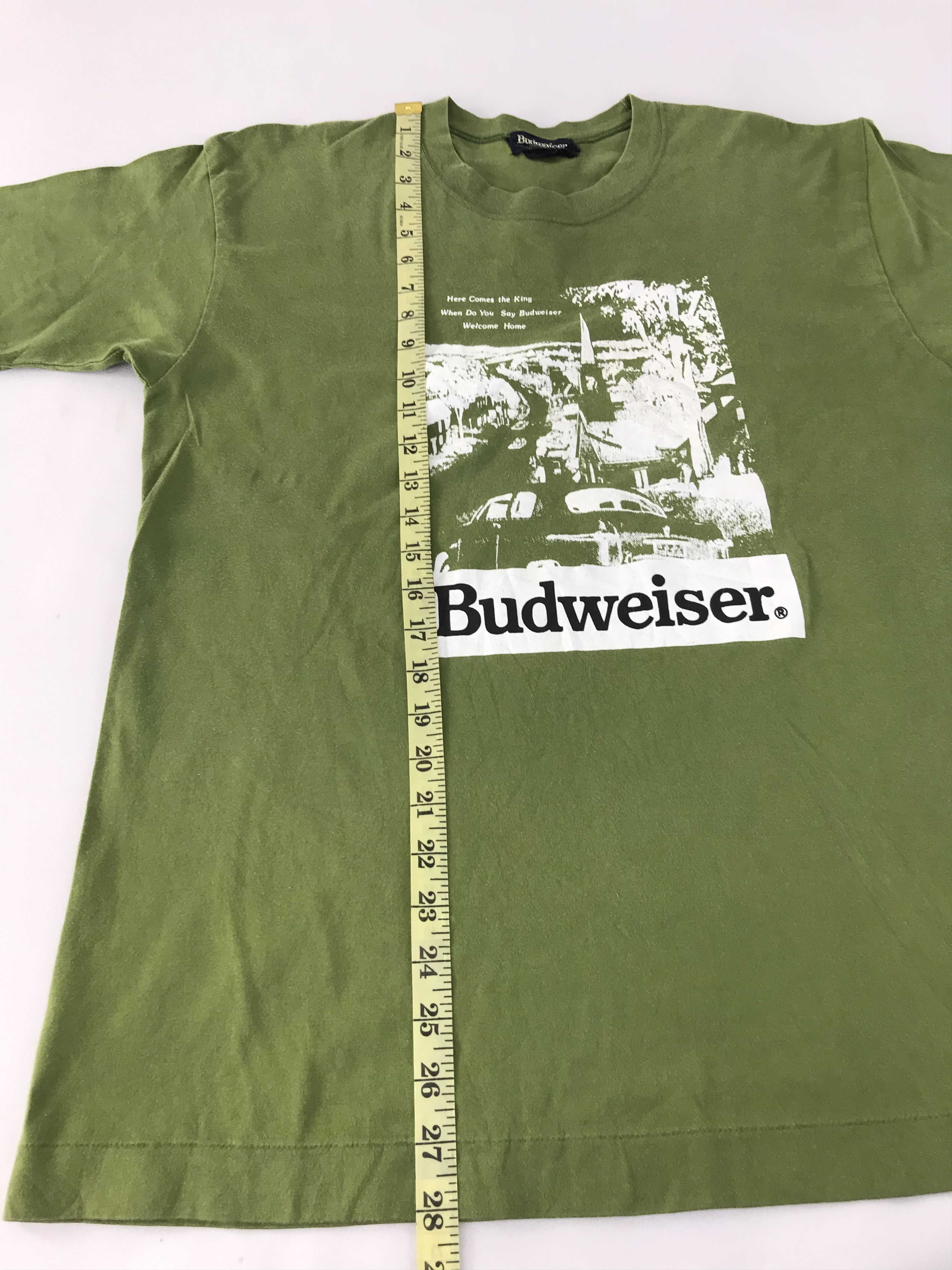Budweiser × Vintage 90s Budweiser King Of Beer Spell Out Tee Box Printed Size US M / EU 48-50 / 2 - 9 Thumbnail
