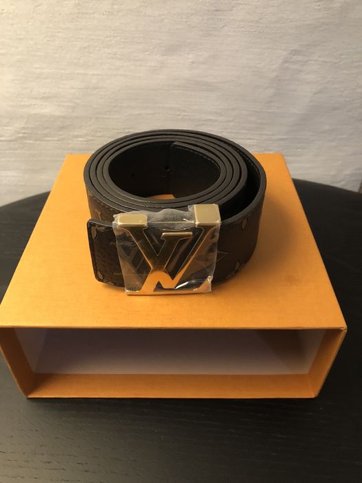 Brown supreme louis vuitton cheap belt