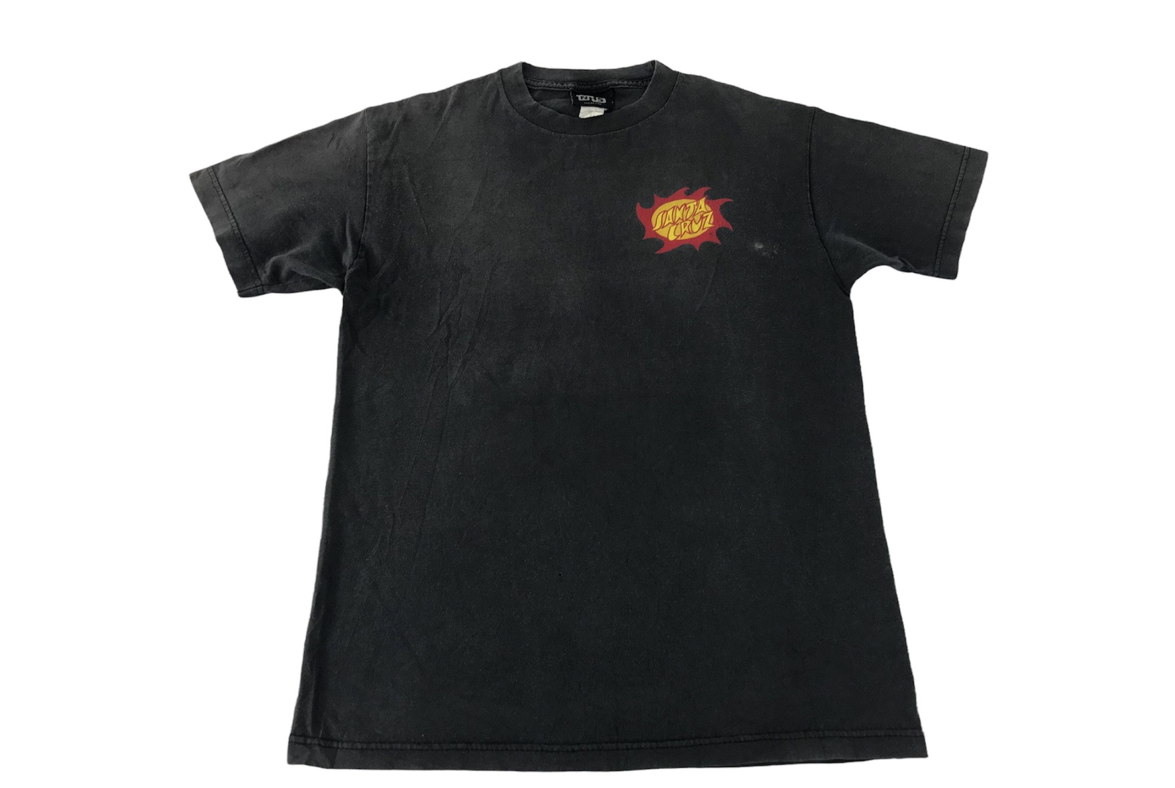 Santa Cruz Skateboards × Vintage NHS Inc Santa Cruz Solar Deity Skate Board Brand Tee Size US M / EU 48-50 / 2 - 2 Thumbnail