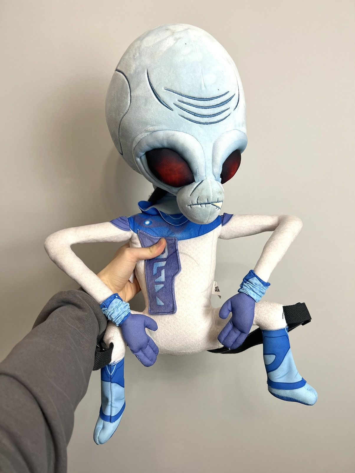 Rare Avant Garde Destroy All Humans Movie Alien Backpack 00s