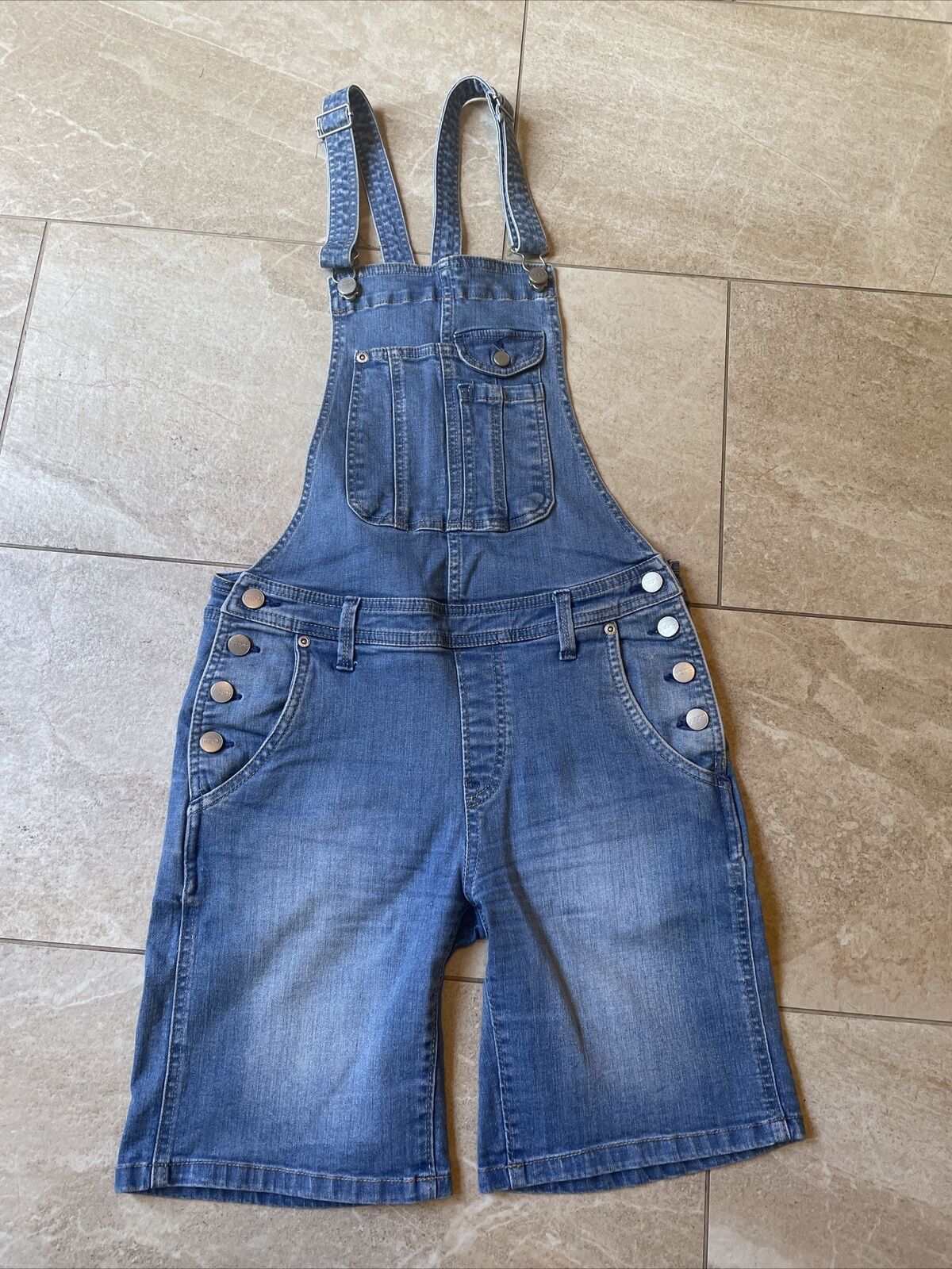 Pepe Jeans Pepe Jeans London workwear Summer overall denim shorts Size 25" / US 0 / IT 36 - 1 Thumbnail