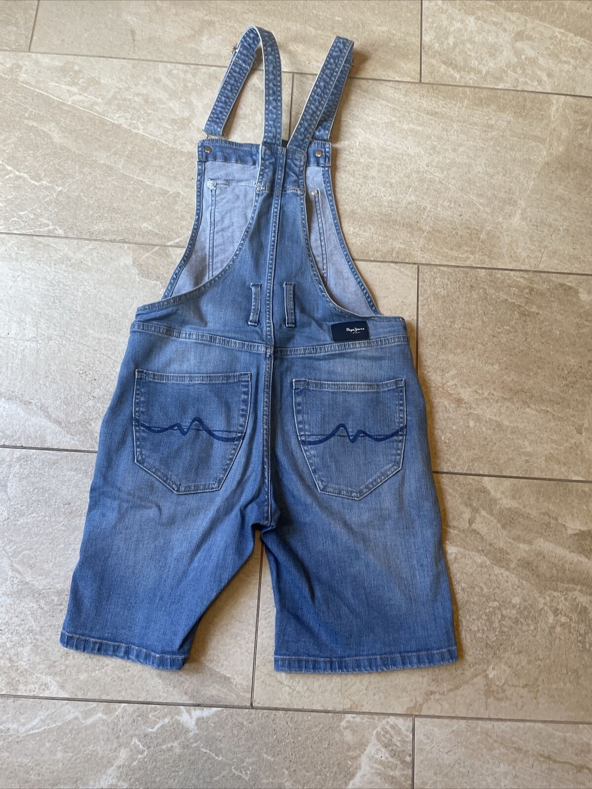 Pepe Jeans Pepe Jeans London workwear Summer overall denim shorts Size 25" / US 0 / IT 36 - 2 Thumbnail