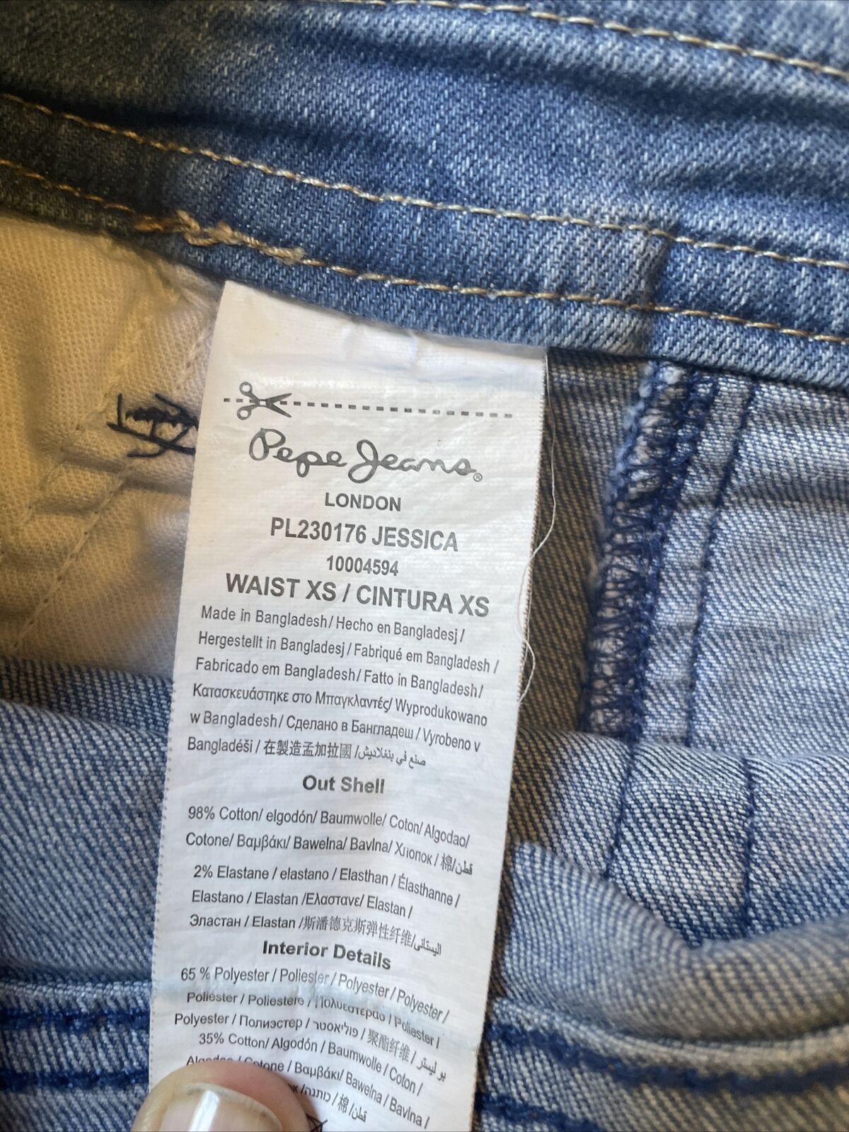 Pepe Jeans Pepe Jeans London workwear Summer overall denim shorts Size 25" / US 0 / IT 36 - 5 Thumbnail