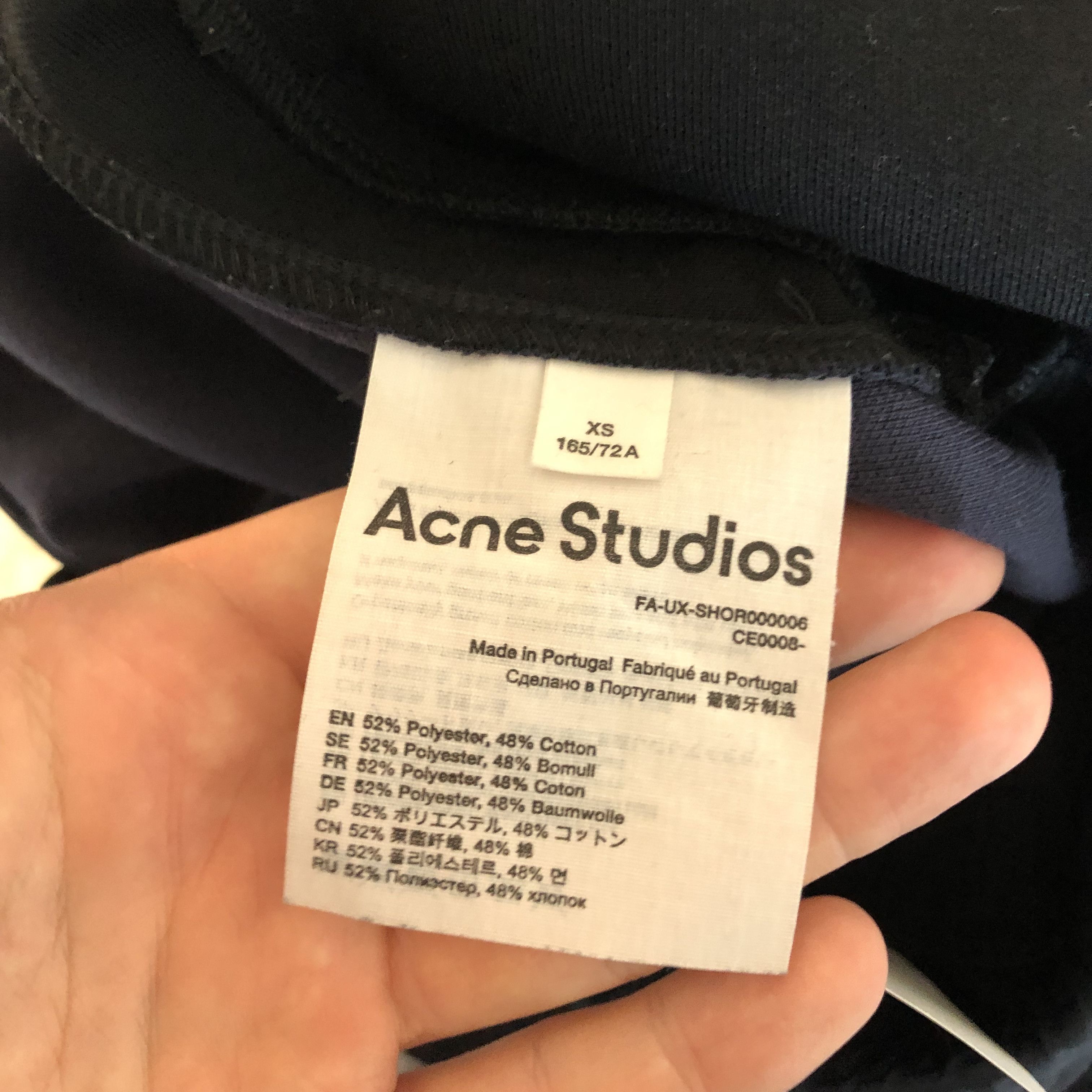 Acne Studios Acne Studios Face Logo Shorts Size US 30 / EU 46 - 4 Thumbnail