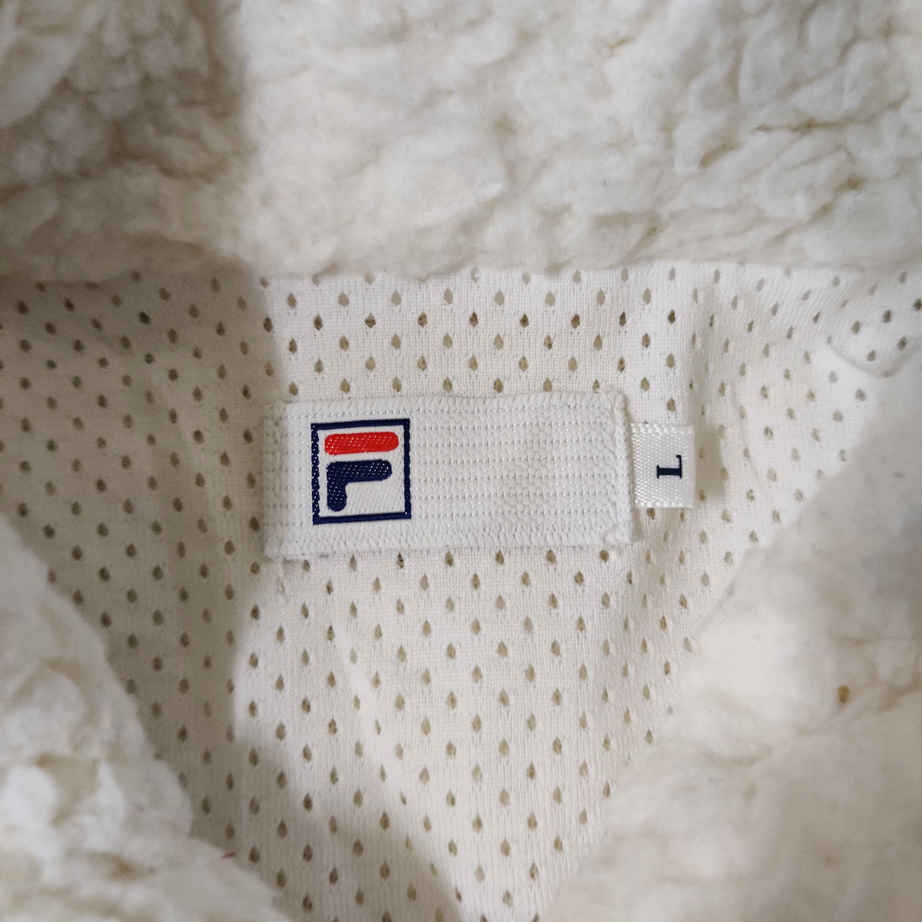Fila Vintage Fila Jacket Sherpa Spell Out Size US L / EU 52-54 / 3 - 3 Thumbnail