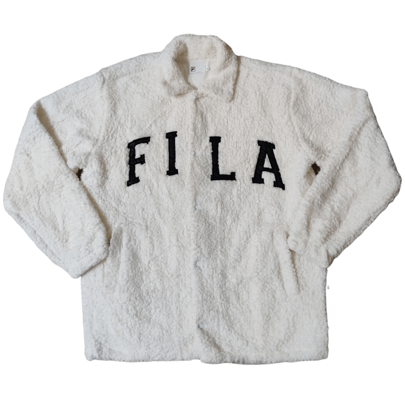 Fila Vintage Fila Jacket Sherpa Spell Out Size US L / EU 52-54 / 3 - 1 Thumbnail