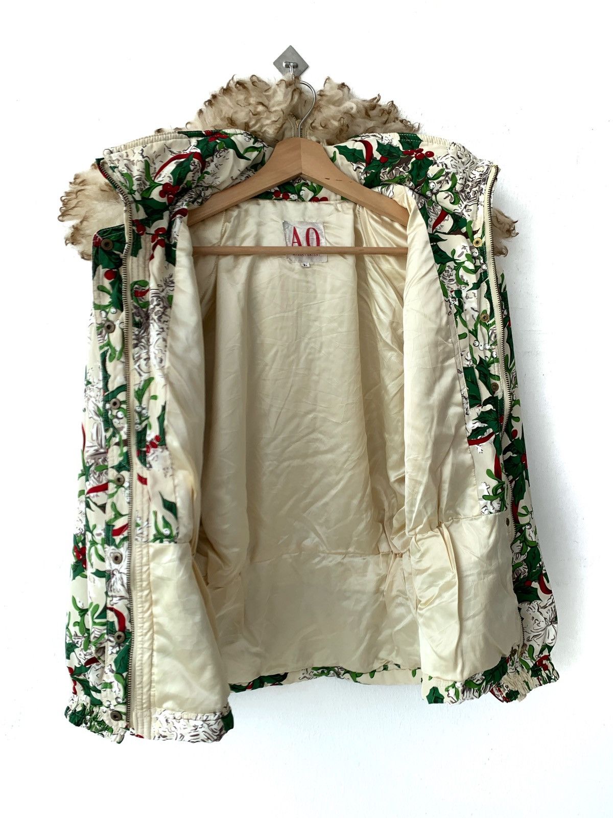 Japanese Brand Vintage Atsuki Onishi Japanese Brand Floral Fur Jacket Size L / US 10 / IT 46 - 6 Thumbnail