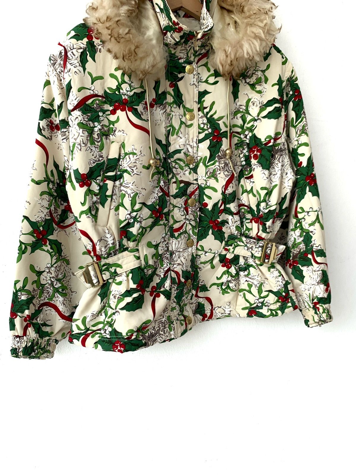 Japanese Brand Vintage Atsuki Onishi Japanese Brand Floral Fur Jacket Size L / US 10 / IT 46 - 9 Thumbnail