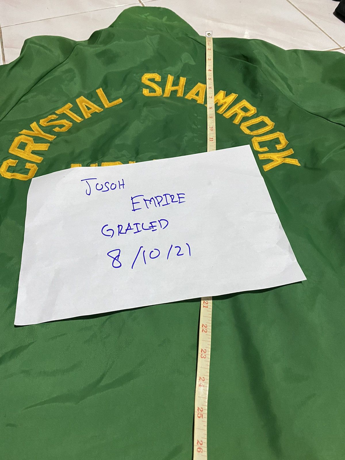 Vintage 🔥SALE🔥VINTAGE CRYSTAL SHAMROCK AIRLINE COACH JACKET Size US M / EU 48-50 / 2 - 12 Thumbnail