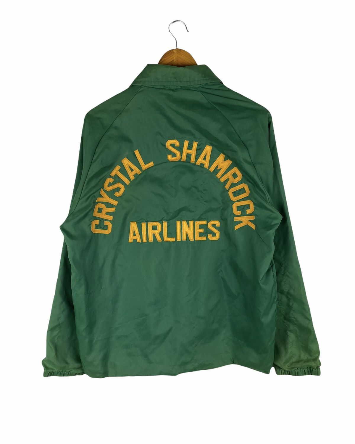 Vintage 🔥SALE🔥VINTAGE CRYSTAL SHAMROCK AIRLINE COACH JACKET Size US M / EU 48-50 / 2 - 1 Thumbnail