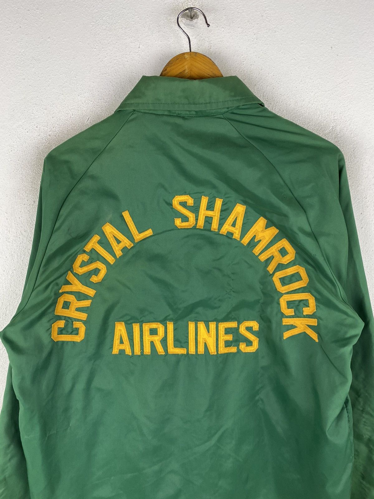 Vintage 🔥SALE🔥VINTAGE CRYSTAL SHAMROCK AIRLINE COACH JACKET Size US M / EU 48-50 / 2 - 5 Thumbnail