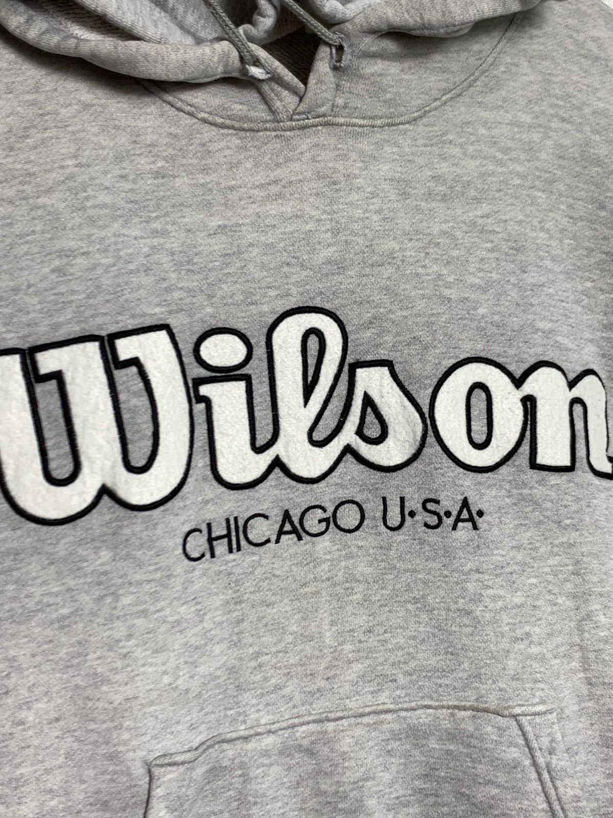 Vintage Vintage Wilson Chicago Usa Embroidered Pullover Hoodies Size US M / EU 48-50 / 2 - 2 Thumbnail