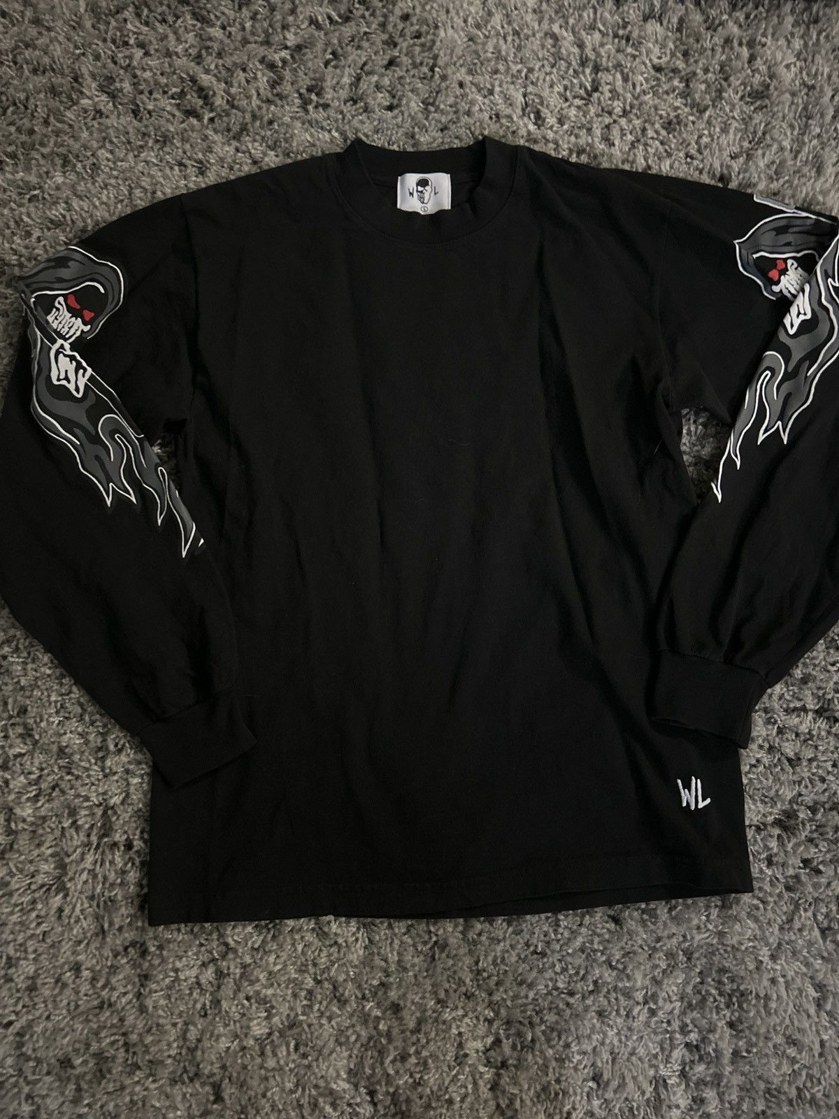 image of Warren Lotas Warren Lotus Longsleeve in Black, Men's (Size Small)