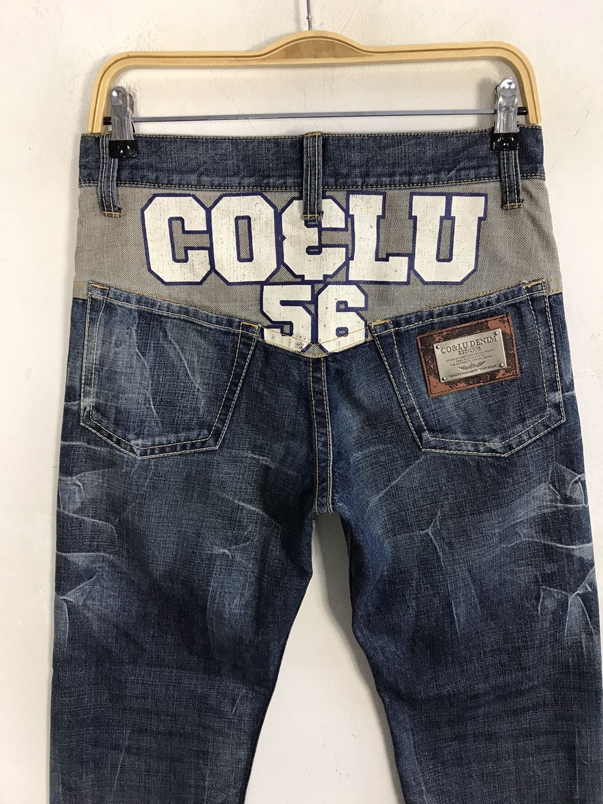 Japanese Brand × Vintage Vintage Co&Lu 56 Denim Est 1998 Fashion Design Size US 30 / EU 46 - 10 Thumbnail