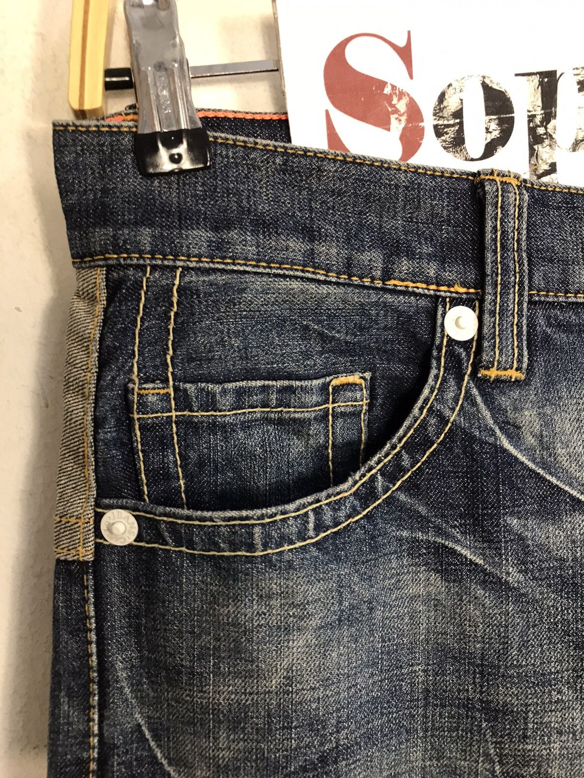 Japanese Brand × Vintage Vintage Co&Lu 56 Denim Est 1998 Fashion Design Size US 30 / EU 46 - 8 Thumbnail