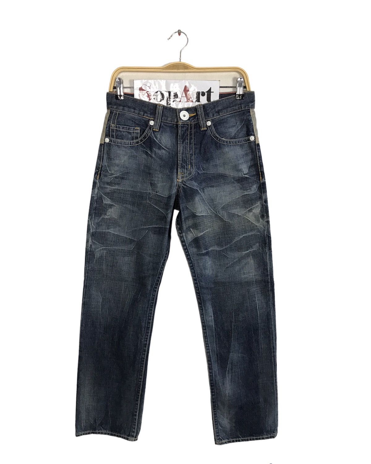 Japanese Brand × Vintage Vintage Co&Lu 56 Denim Est 1998 Fashion Design Size US 30 / EU 46 - 1 Thumbnail