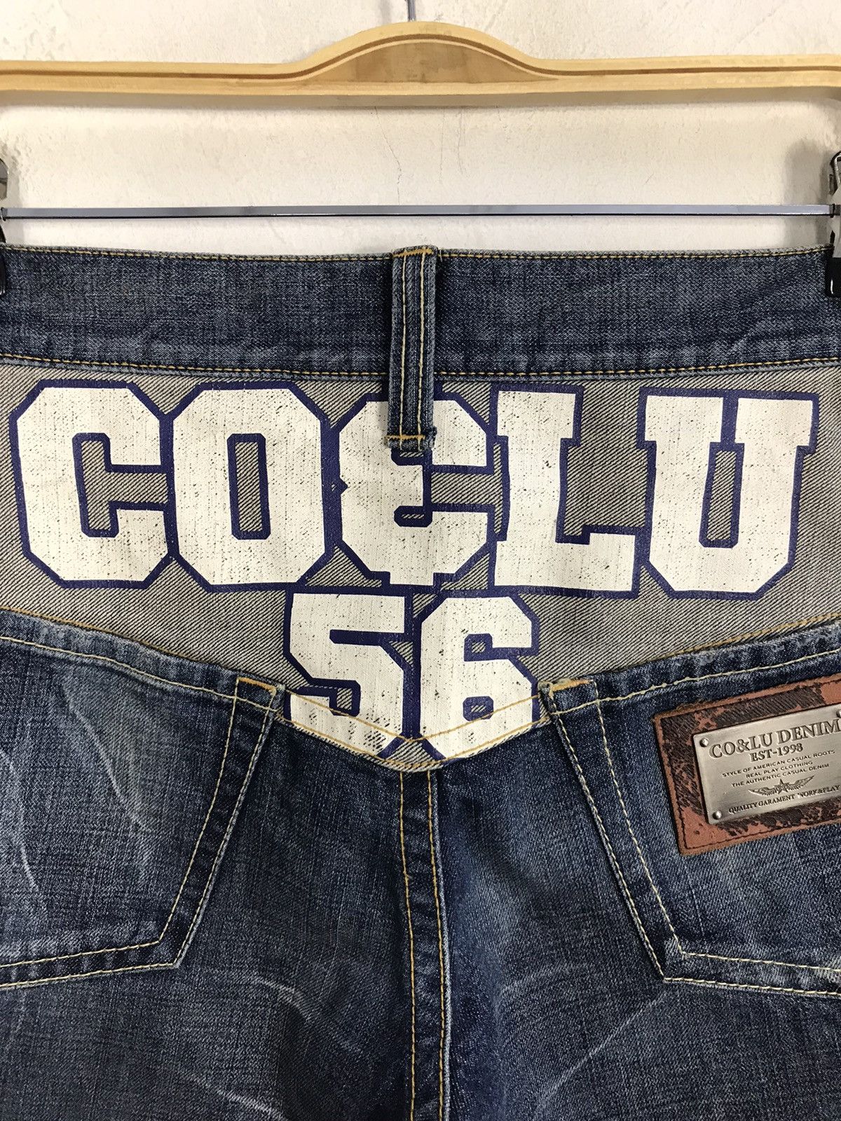 Japanese Brand × Vintage Vintage Co&Lu 56 Denim Est 1998 Fashion Design Size US 30 / EU 46 - 13 Thumbnail