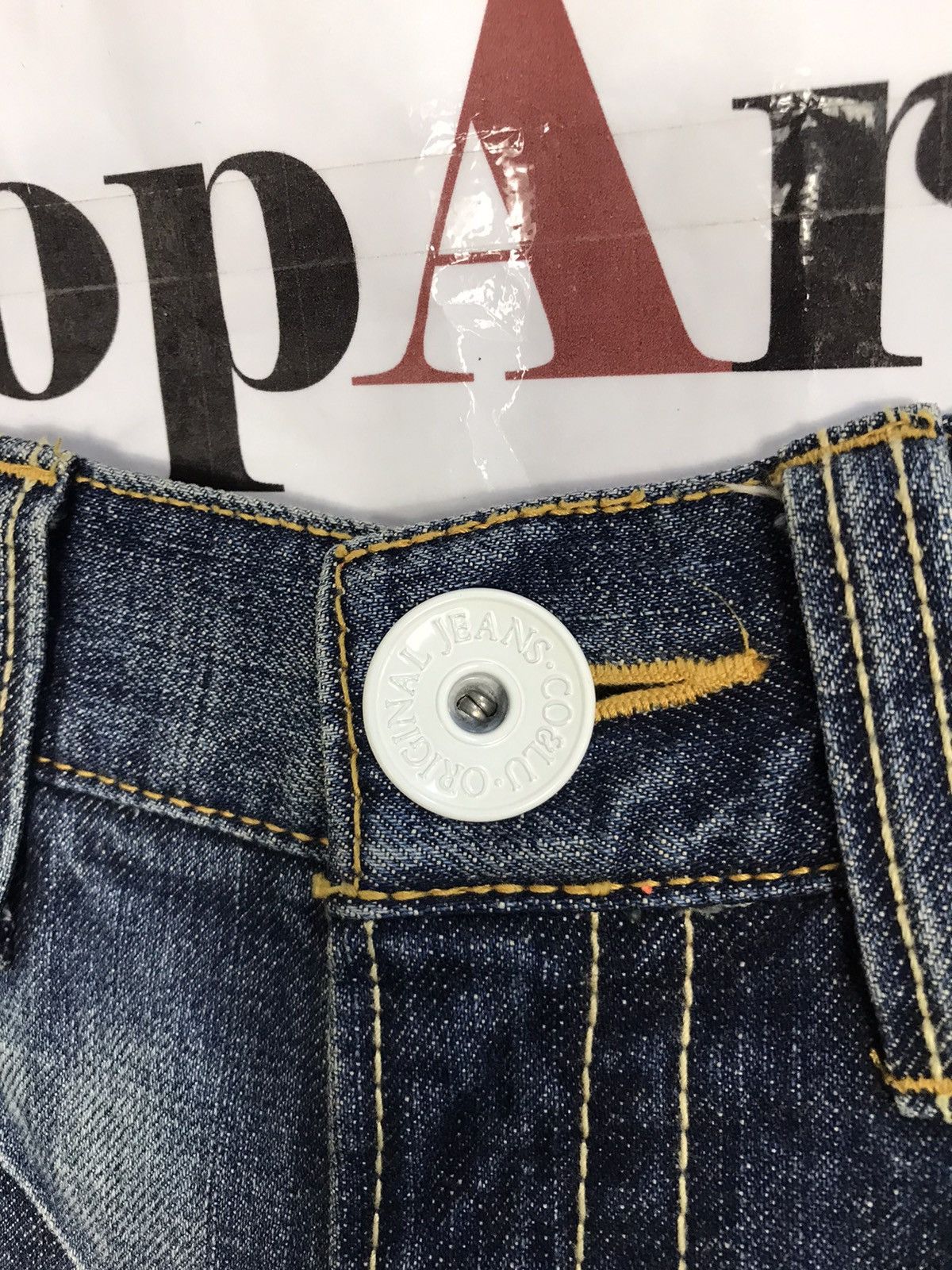 Japanese Brand × Vintage Vintage Co&Lu 56 Denim Est 1998 Fashion Design Size US 30 / EU 46 - 7 Thumbnail