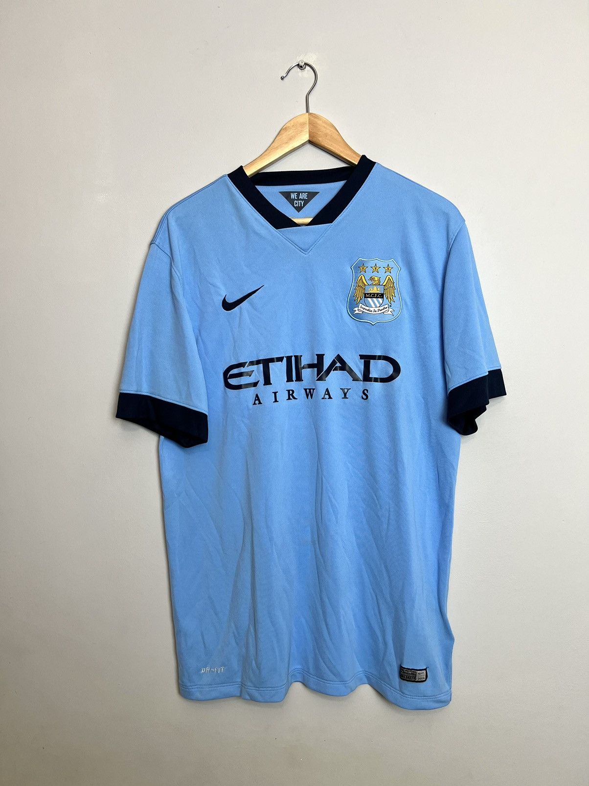Nike Rare Vintage Nike Manchester City Y2K L Jersey Soccer Kit Size US L / EU 52-54 / 3 - 1 Thumbnail