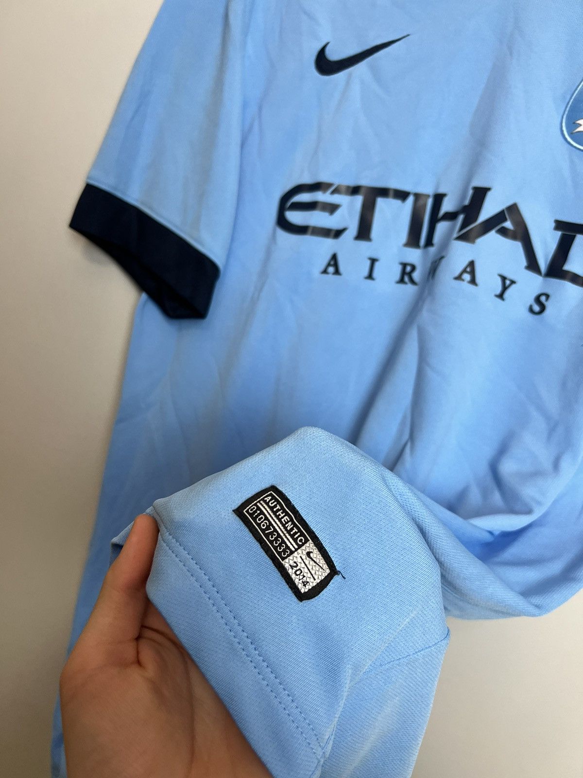Nike Rare Vintage Nike Manchester City Y2K L Jersey Soccer Kit Size US L / EU 52-54 / 3 - 3 Thumbnail