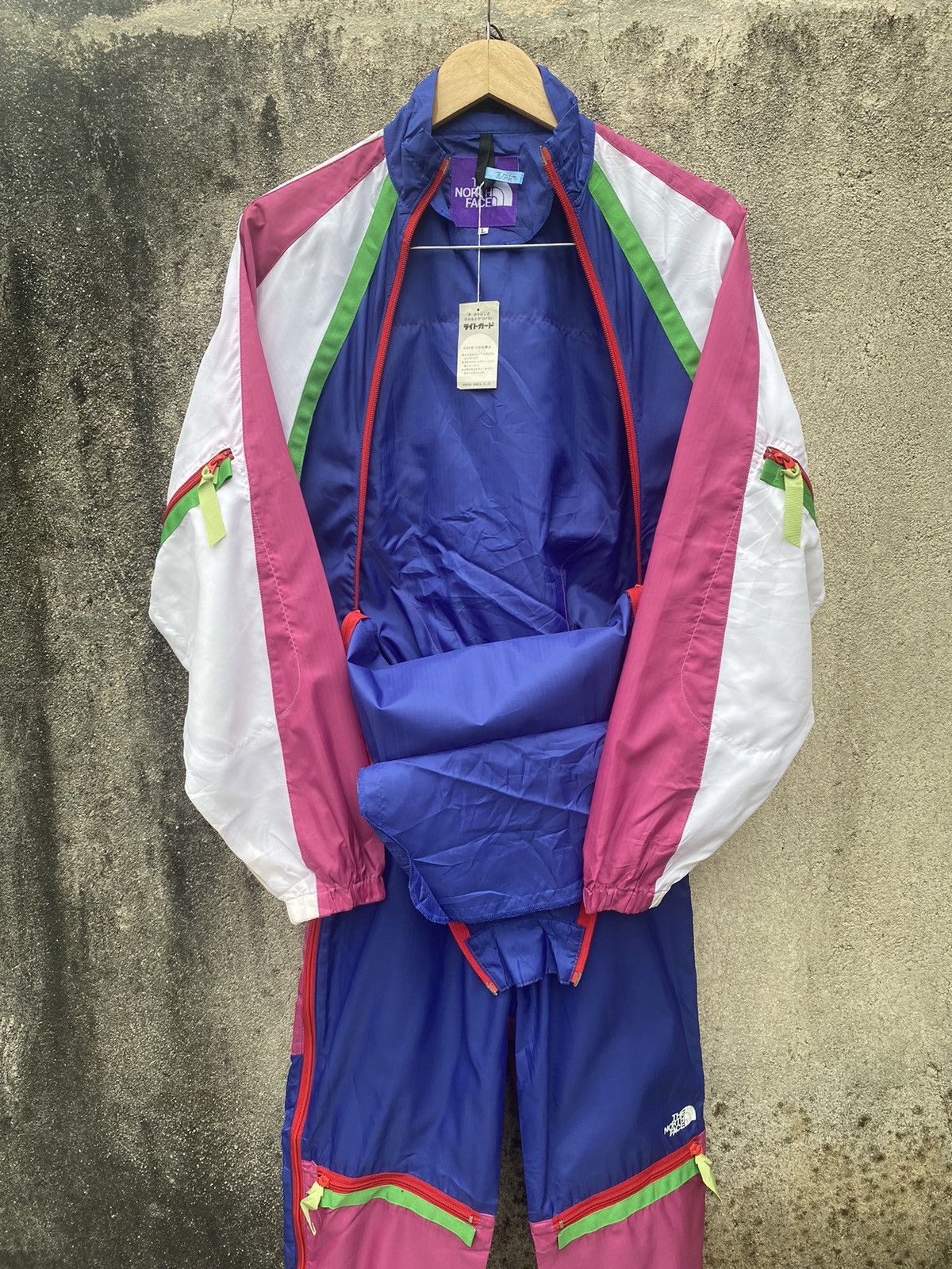 Nanamica Rare The North Face Hovering Anorak Multicolour Label Purple Size US 34 / EU 50 - 8 Thumbnail