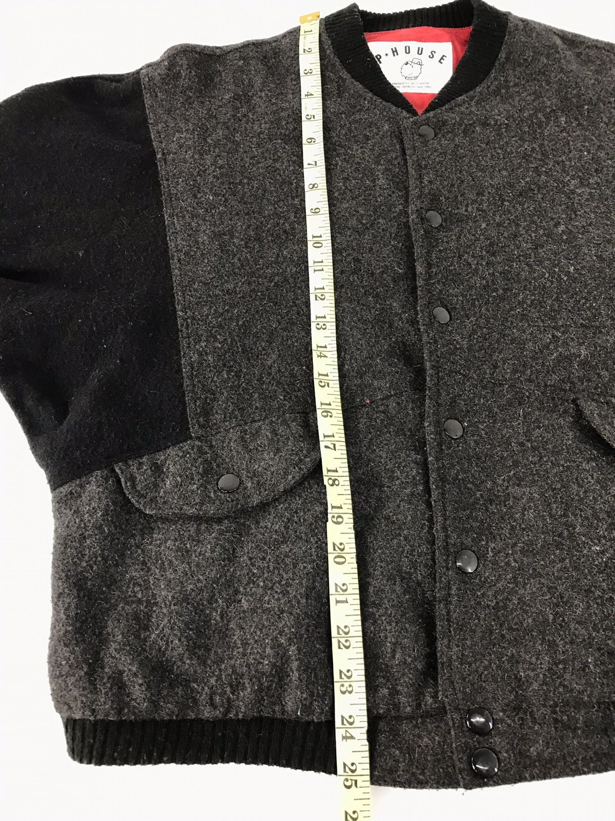 Japanese Brand Vintage P.House Double pocket Varsity Jacket Woll Size US M / EU 48-50 / 2 - 10 Thumbnail