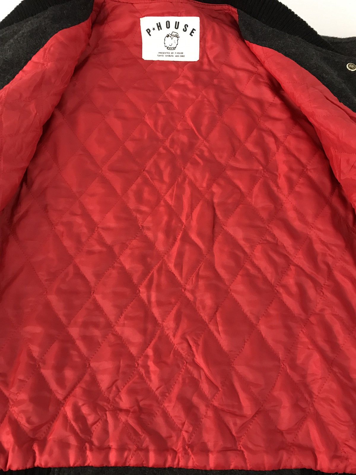 Japanese Brand Vintage P.House Double pocket Varsity Jacket Woll Size US M / EU 48-50 / 2 - 5 Thumbnail