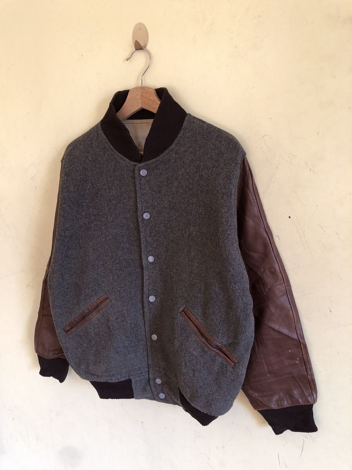 Japanese Brand 🔥VARSITY BOMBER JACKET Size US M / EU 48-50 / 2 - 4 Thumbnail