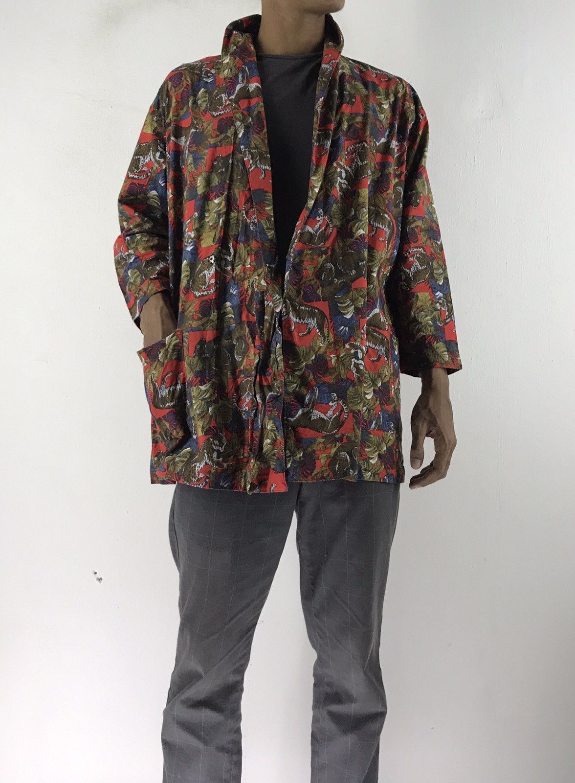 Japanese Brand 🔥RARE BALLERINA MEN KIMONO COOL CARDIGAN SHIRT JAPAN MADE Size US M / EU 48-50 / 2 - 4 Thumbnail