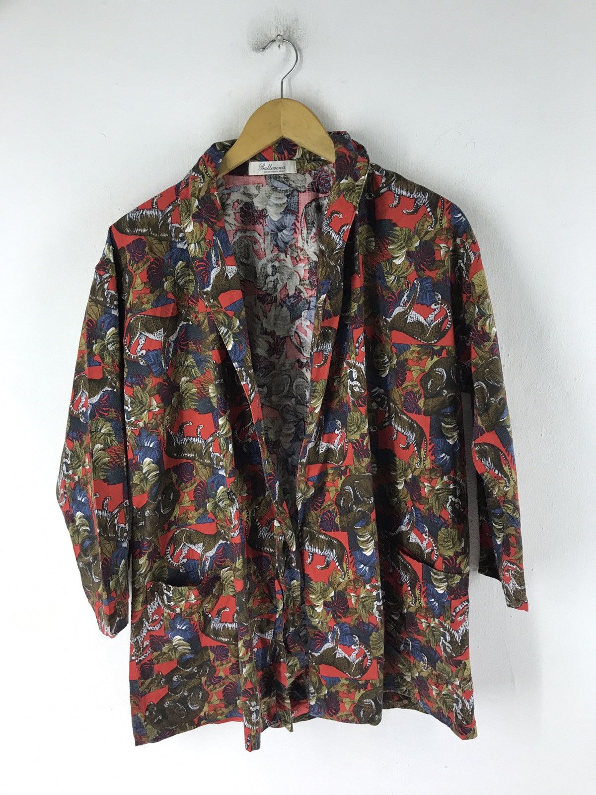 Japanese Brand 🔥RARE BALLERINA MEN KIMONO COOL CARDIGAN SHIRT JAPAN MADE Size US M / EU 48-50 / 2 - 9 Thumbnail