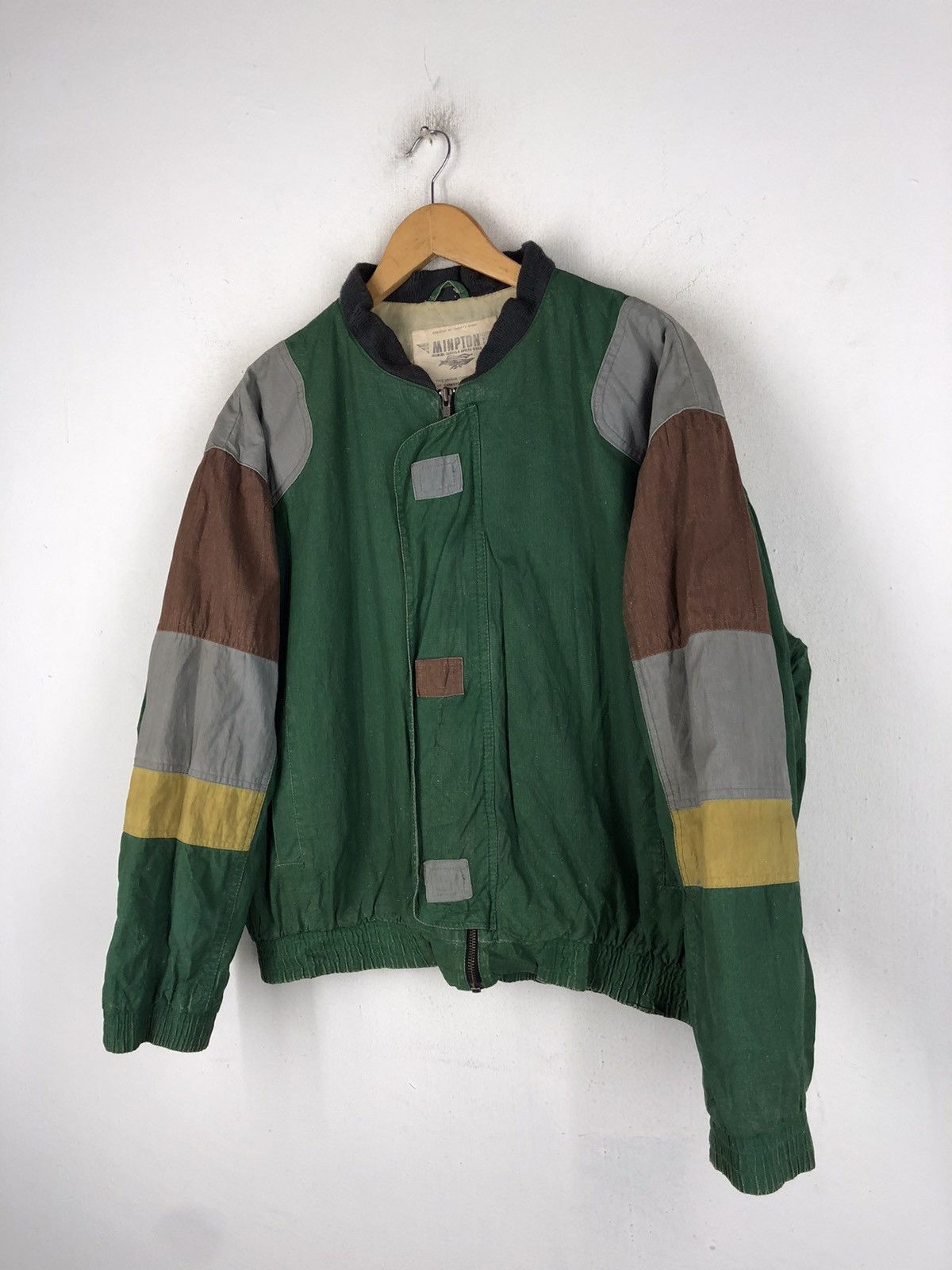Japanese Brand × Vintage Rare vintage minpton bomber stylish jacket Size US S / EU 44-46 / 1 - 3 Thumbnail