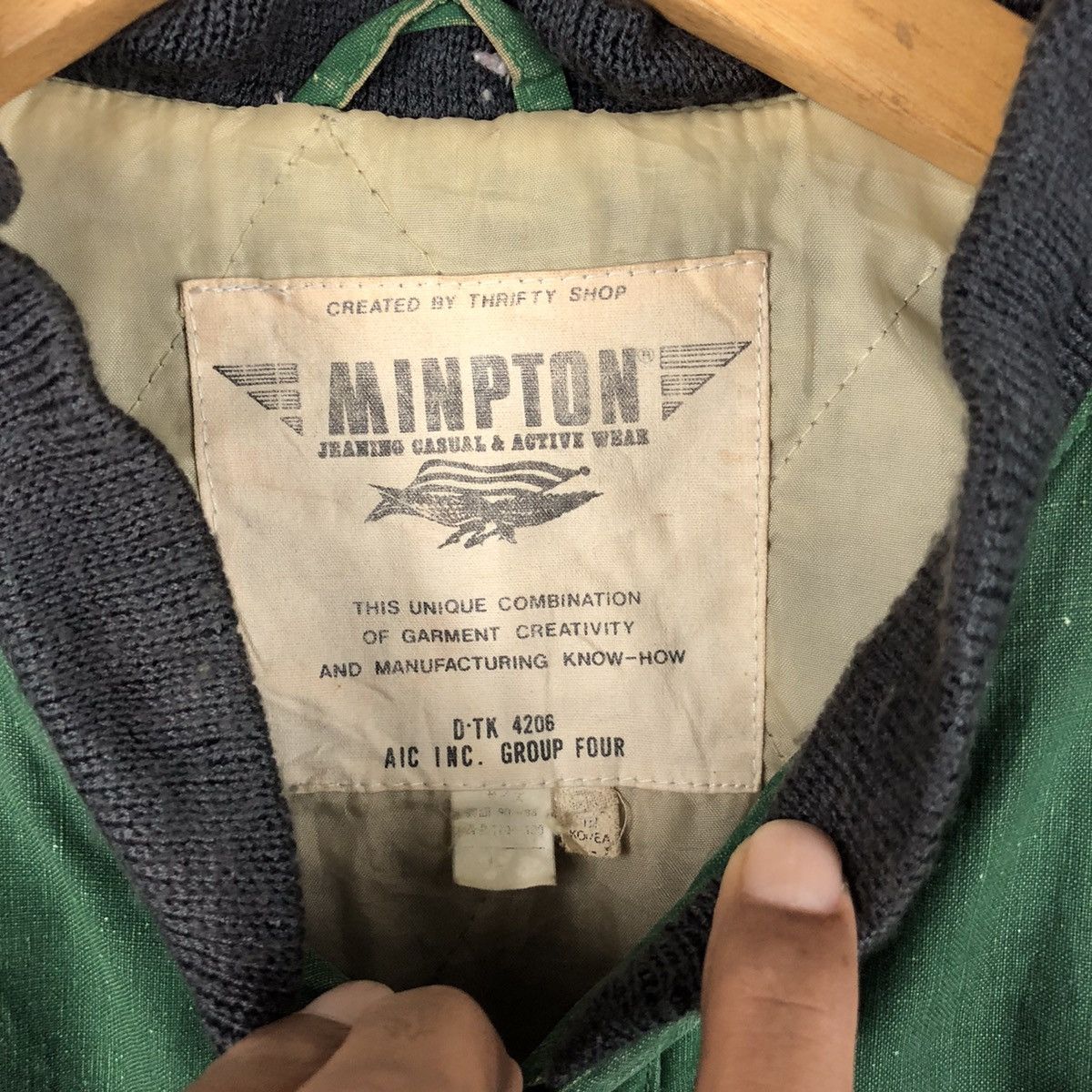 Japanese Brand × Vintage Rare vintage minpton bomber stylish jacket Size US S / EU 44-46 / 1 - 9 Thumbnail