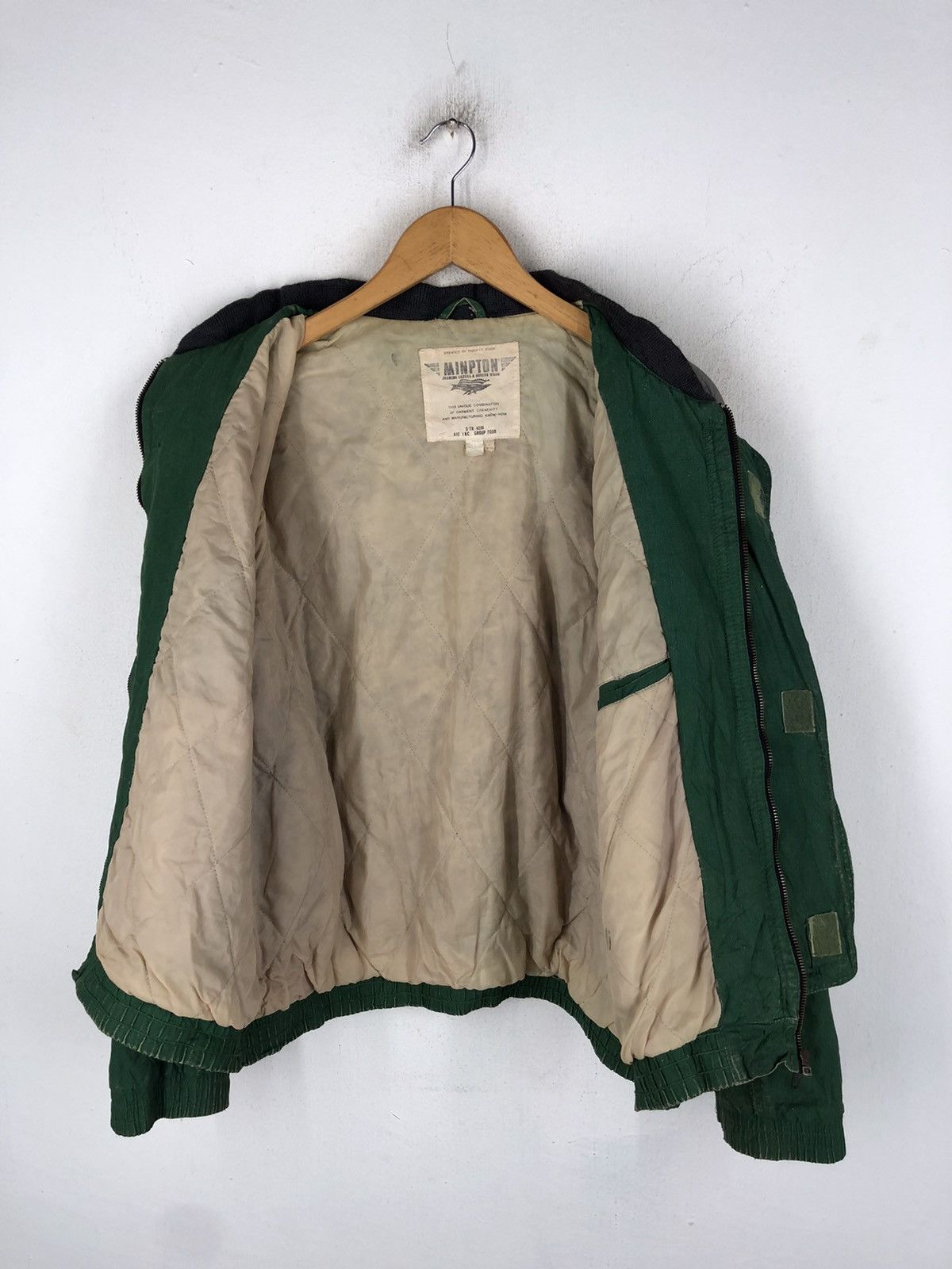Japanese Brand × Vintage Rare vintage minpton bomber stylish jacket Size US S / EU 44-46 / 1 - 8 Thumbnail