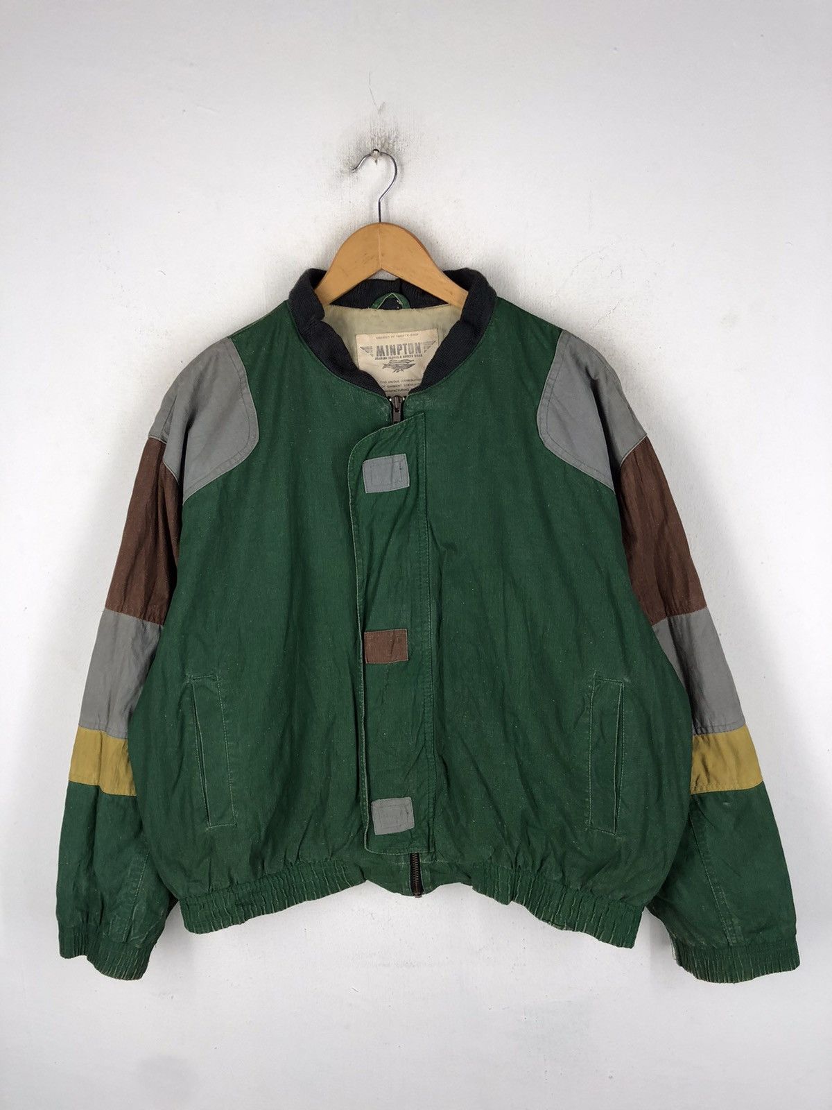 Rare vintage minpton bomber stylish jacket
