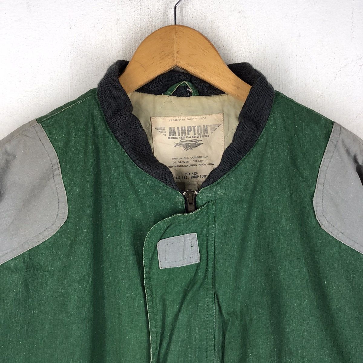 Japanese Brand × Vintage Rare vintage minpton bomber stylish jacket Size US S / EU 44-46 / 1 - 7 Thumbnail