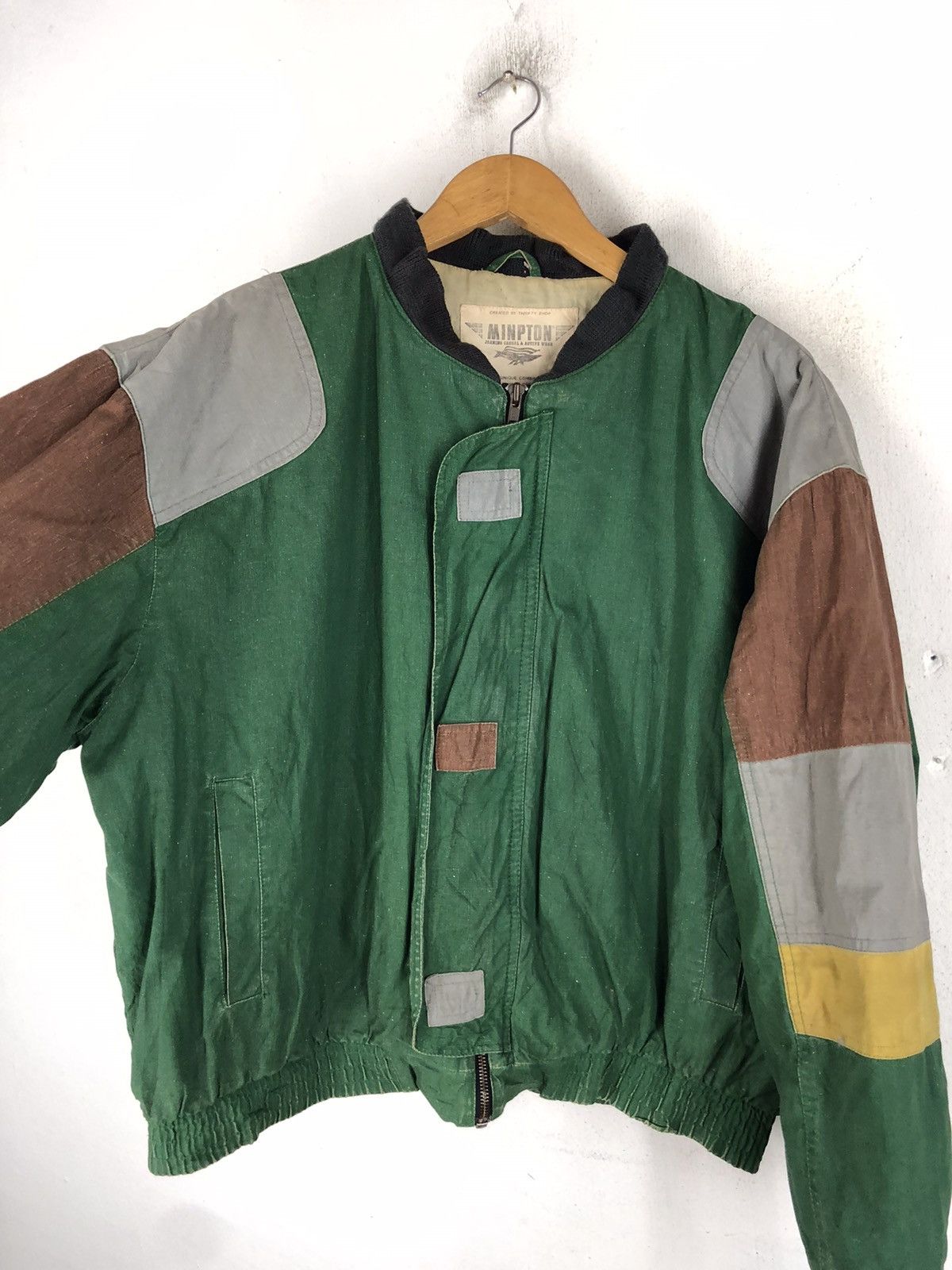 Japanese Brand × Vintage Rare vintage minpton bomber stylish jacket Size US S / EU 44-46 / 1 - 5 Thumbnail