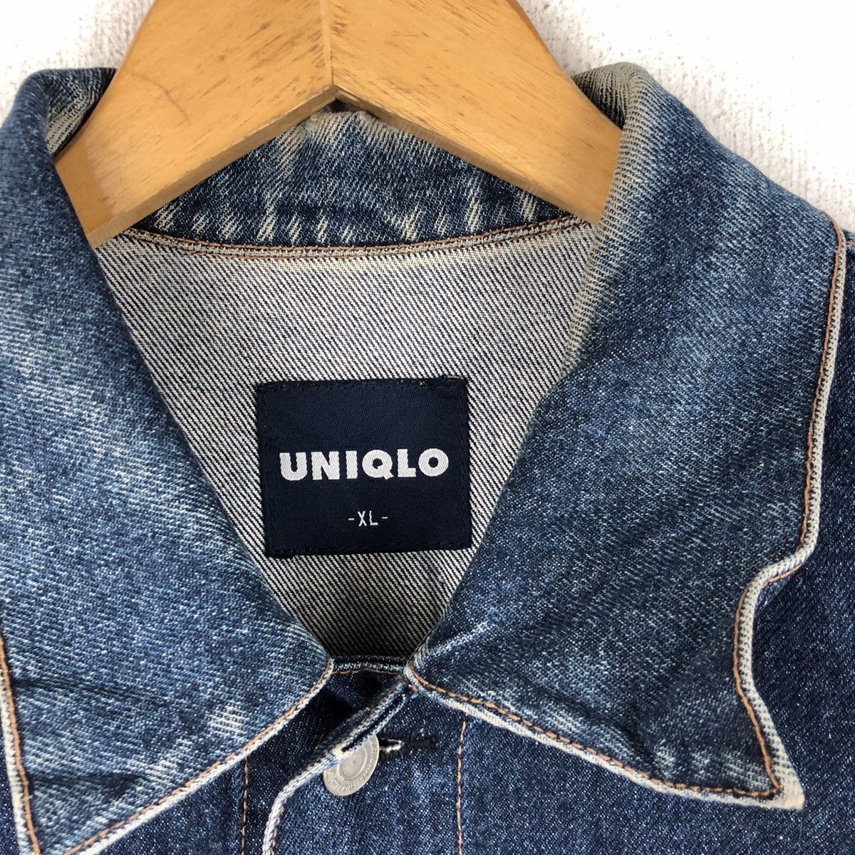 Japanese Brand RARE UNIQLO TRUCKER DENIM JACKET MADE IN JAPAN Size US XL / EU 56 / 4 - 5 Thumbnail