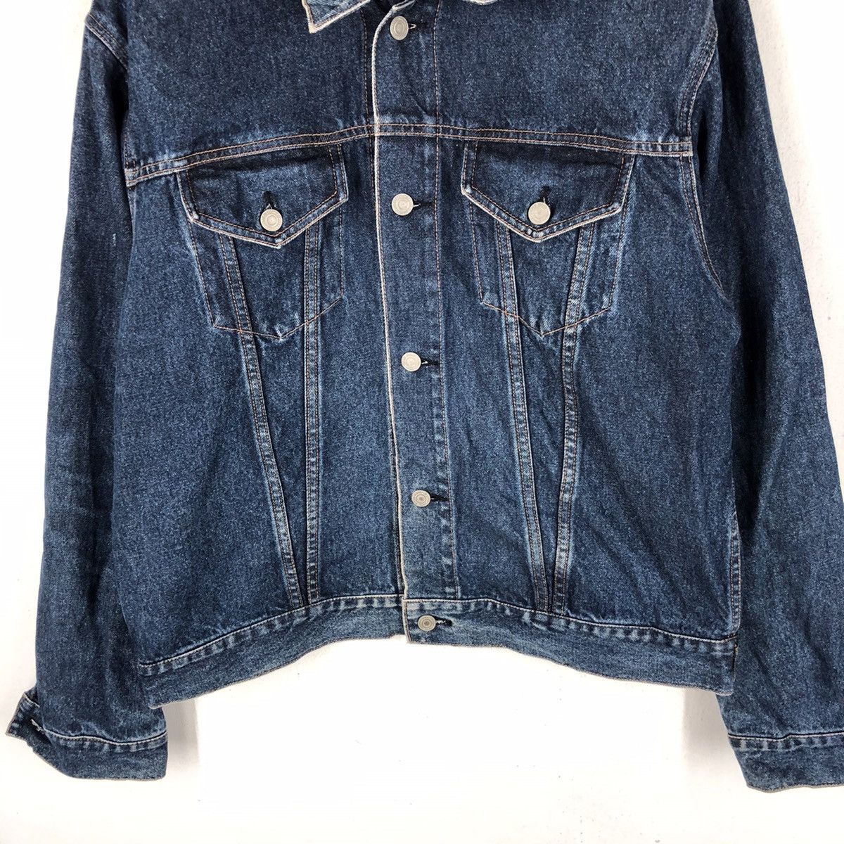 Japanese Brand RARE UNIQLO TRUCKER DENIM JACKET MADE IN JAPAN Size US XL / EU 56 / 4 - 4 Thumbnail