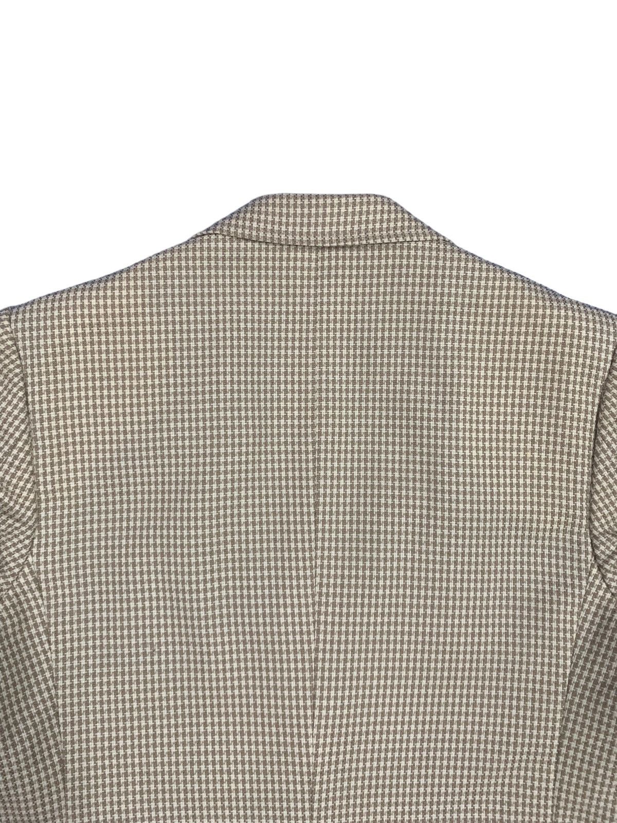 Andrew Mackenzie Japanese MACKENZIE Onward Houndstooth Wool Blazer Jacket Size 40R - 16 Thumbnail