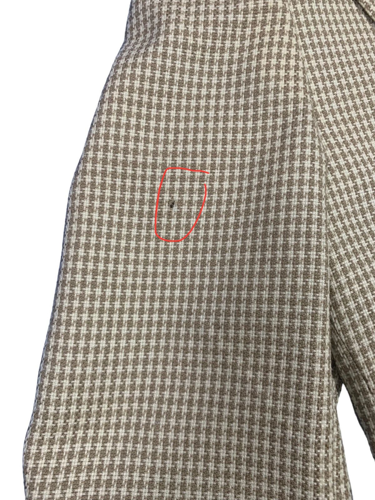Andrew Mackenzie Japanese MACKENZIE Onward Houndstooth Wool Blazer Jacket Size 40R - 23 Thumbnail